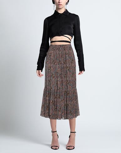 Woman Midi skirt Garnet