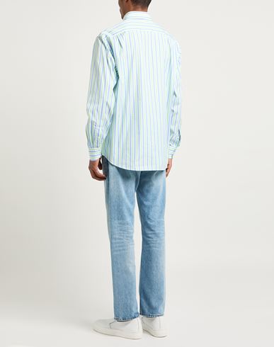 Paul & Shark Man Shirt Light green Size 15 ½ Cotton