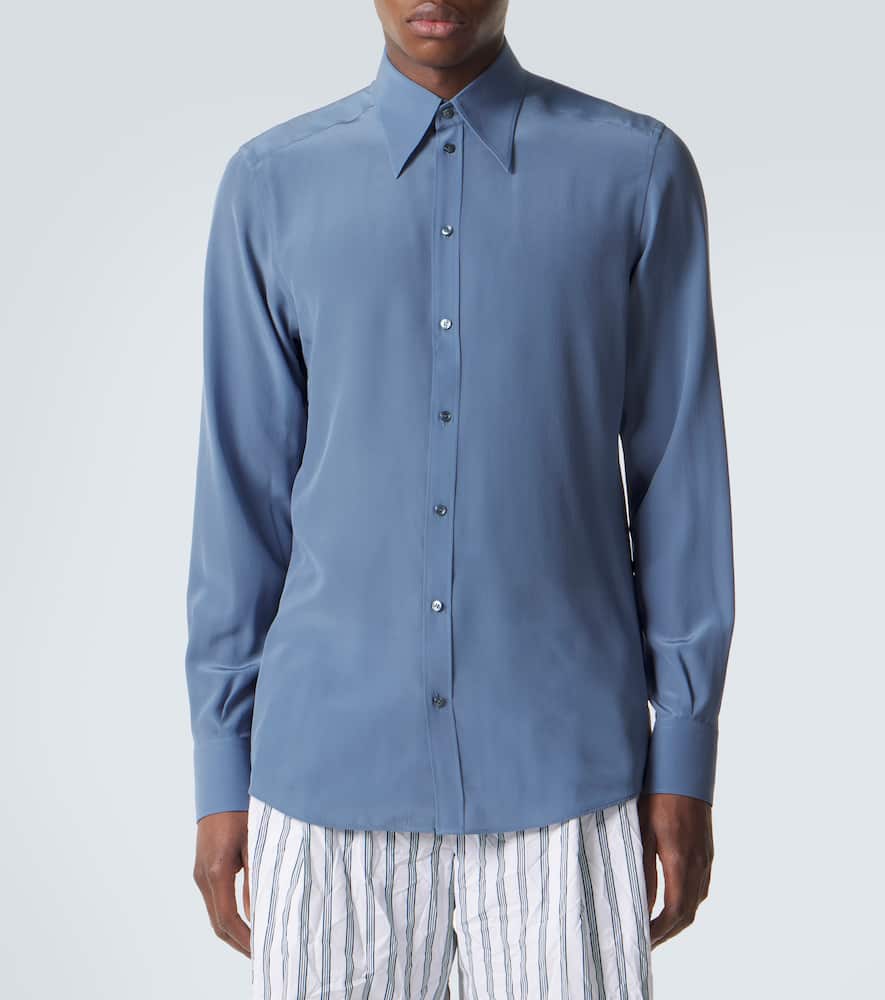 Silk crêpe shirt