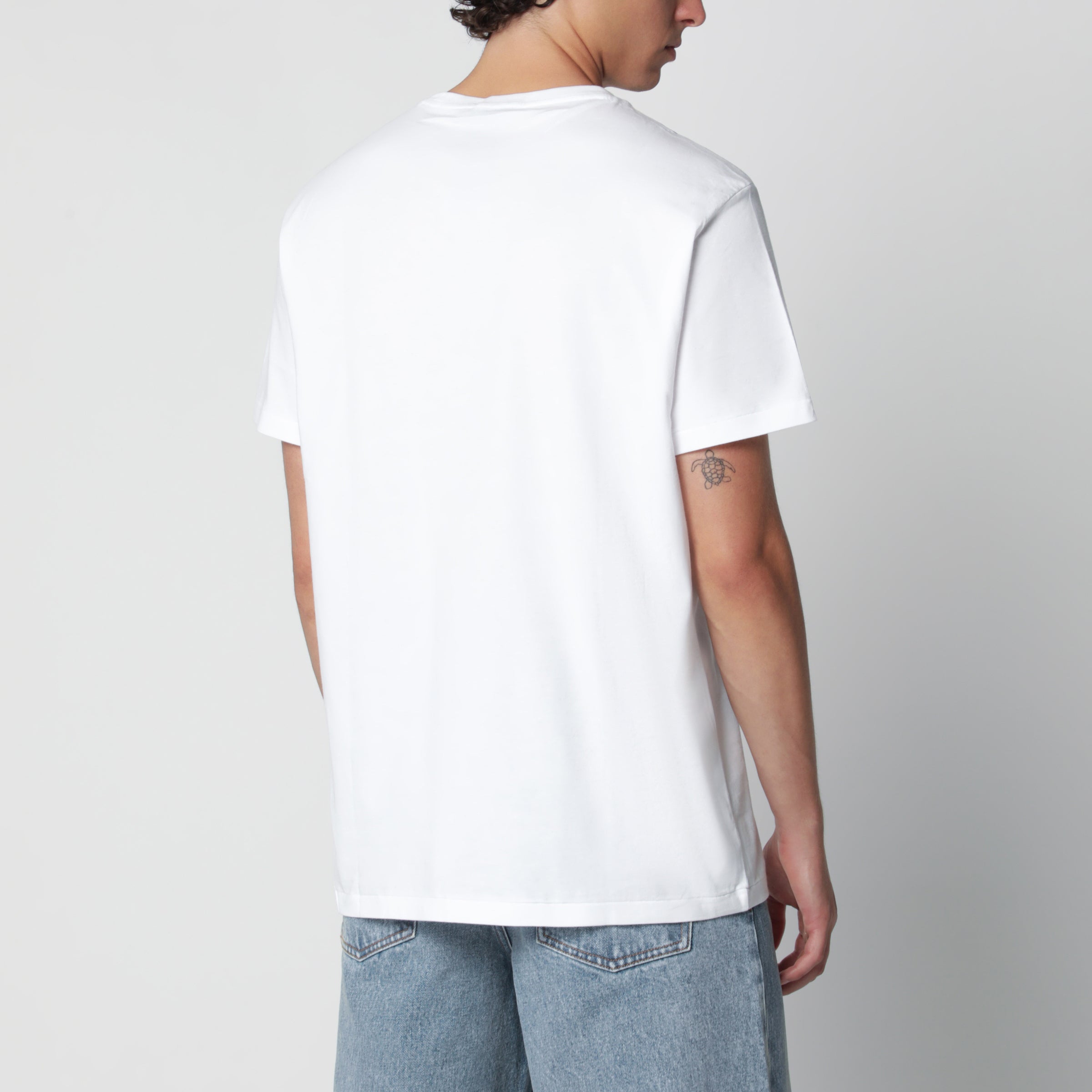 White Polo Bear Custom Slim-Fit T-shirt
