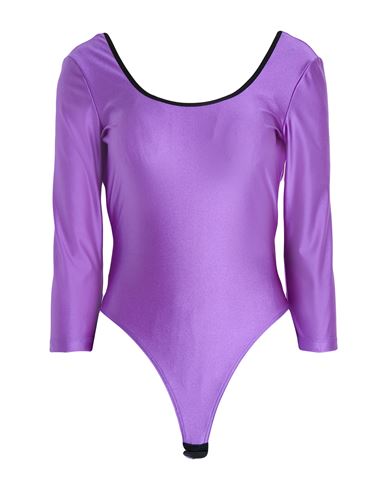 Woman Bodysuit Purple Size 4 Polyamide, Elastane