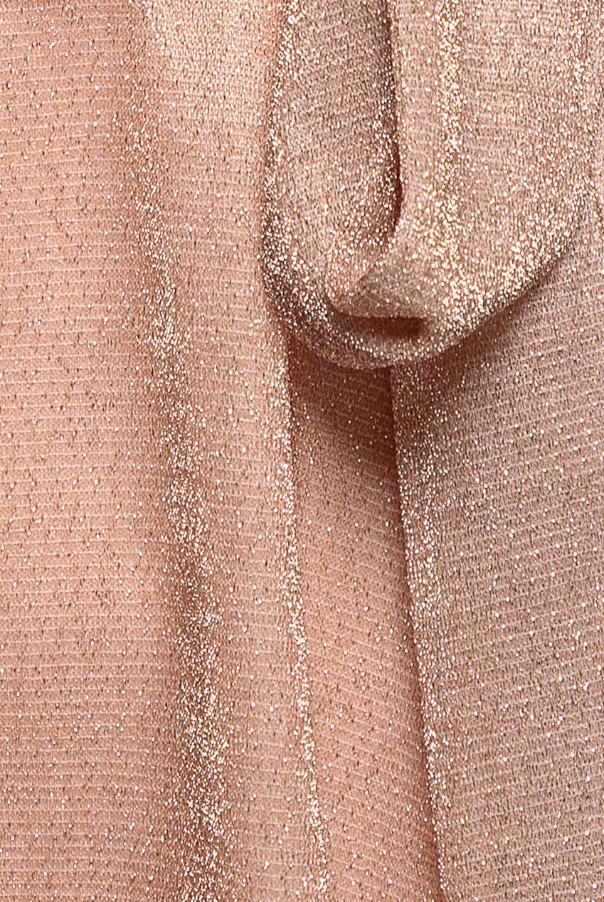 Goddiva Cross Over Sleeveless Mini Skater Dress - Nude