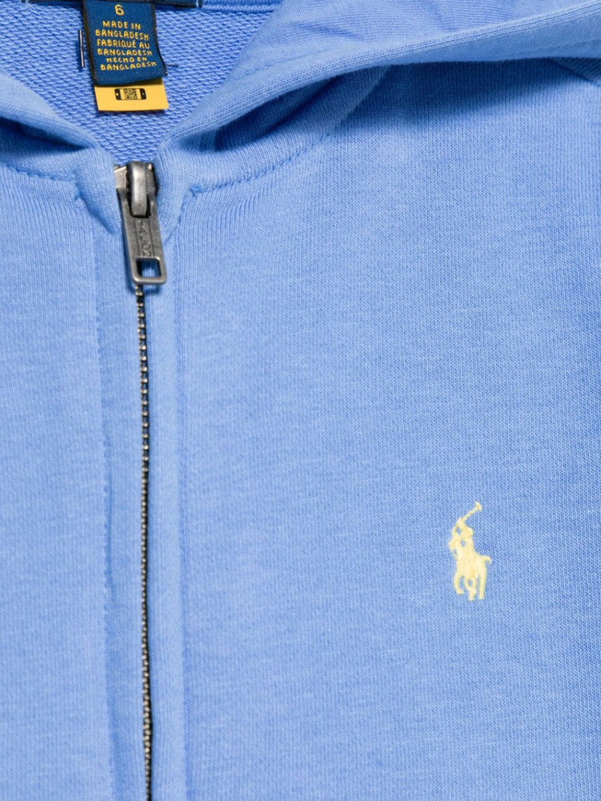 Kids Light Blue Logo Hoodie