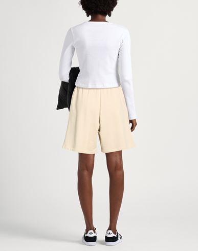 Woman Shorts & Bermuda Shorts Beige Size XS Cotton