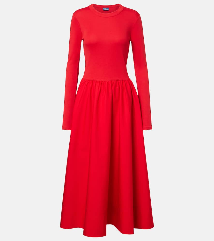 Cotton midi dress