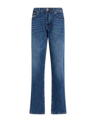 Woman Jeans Blue Size 24 Cotton, Elastane