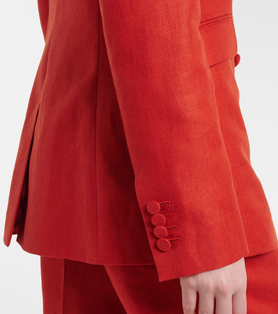 Angela linen twill blazer