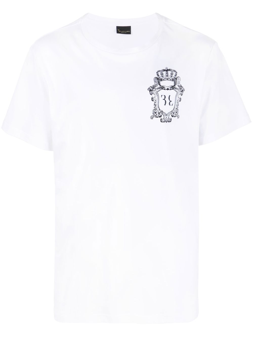 Embroidered-logo detail T-shirt - White