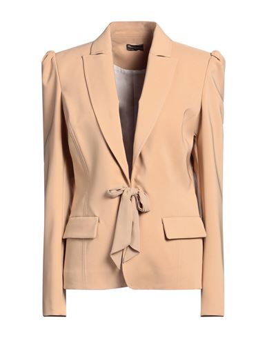 Olla Parég Woman Blazer Sand Size 4 Polyester, Elastane