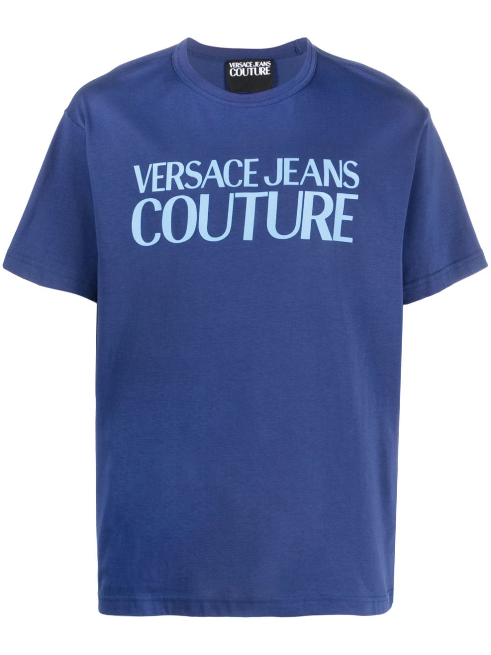 Logo-print cotton T-shirt - Blue
