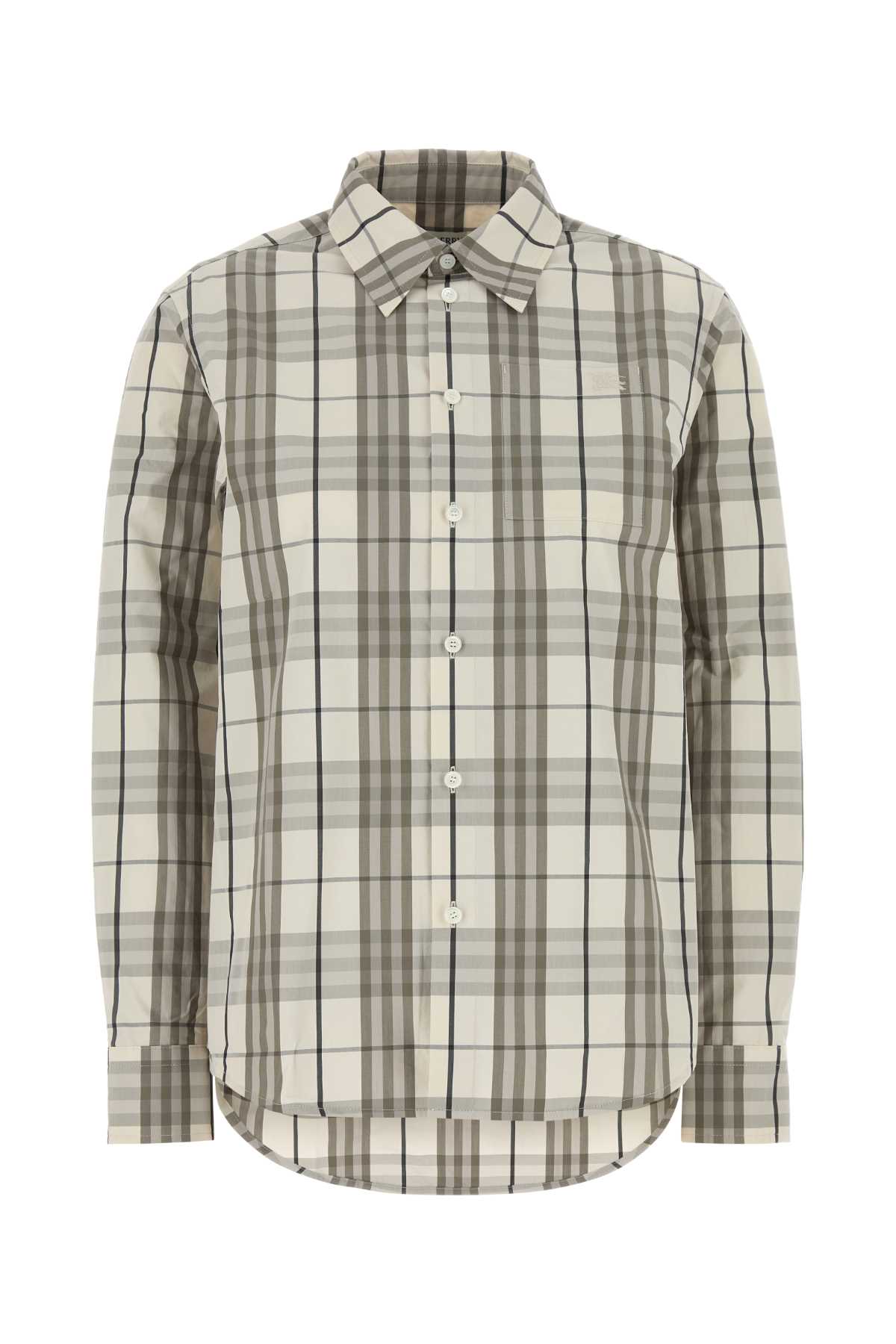 Embroidered Poplin Shirt