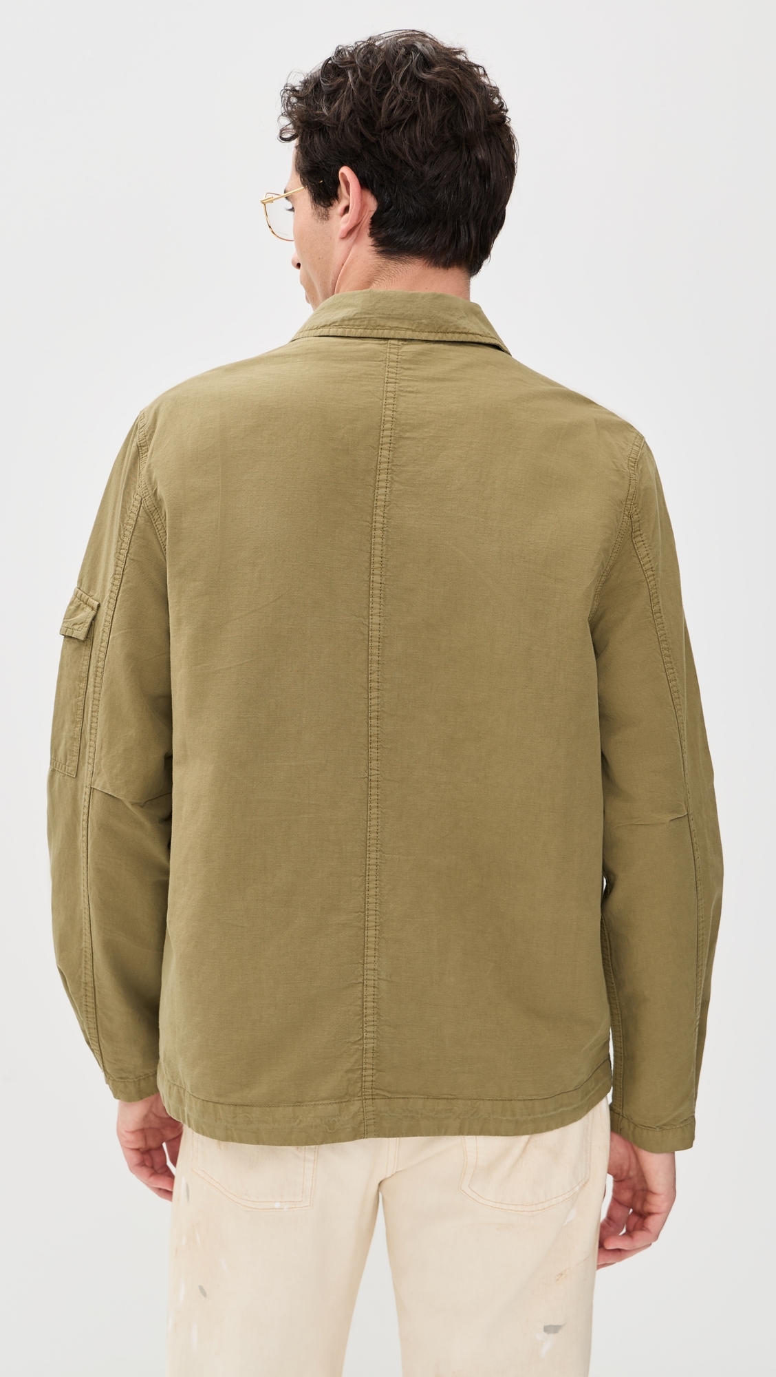 Shirt Jacket Olive Green