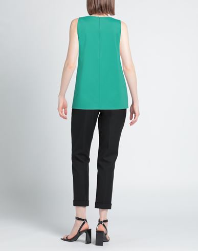 Woman Top Green Size 6 Viscose, Polyamide, Elastane