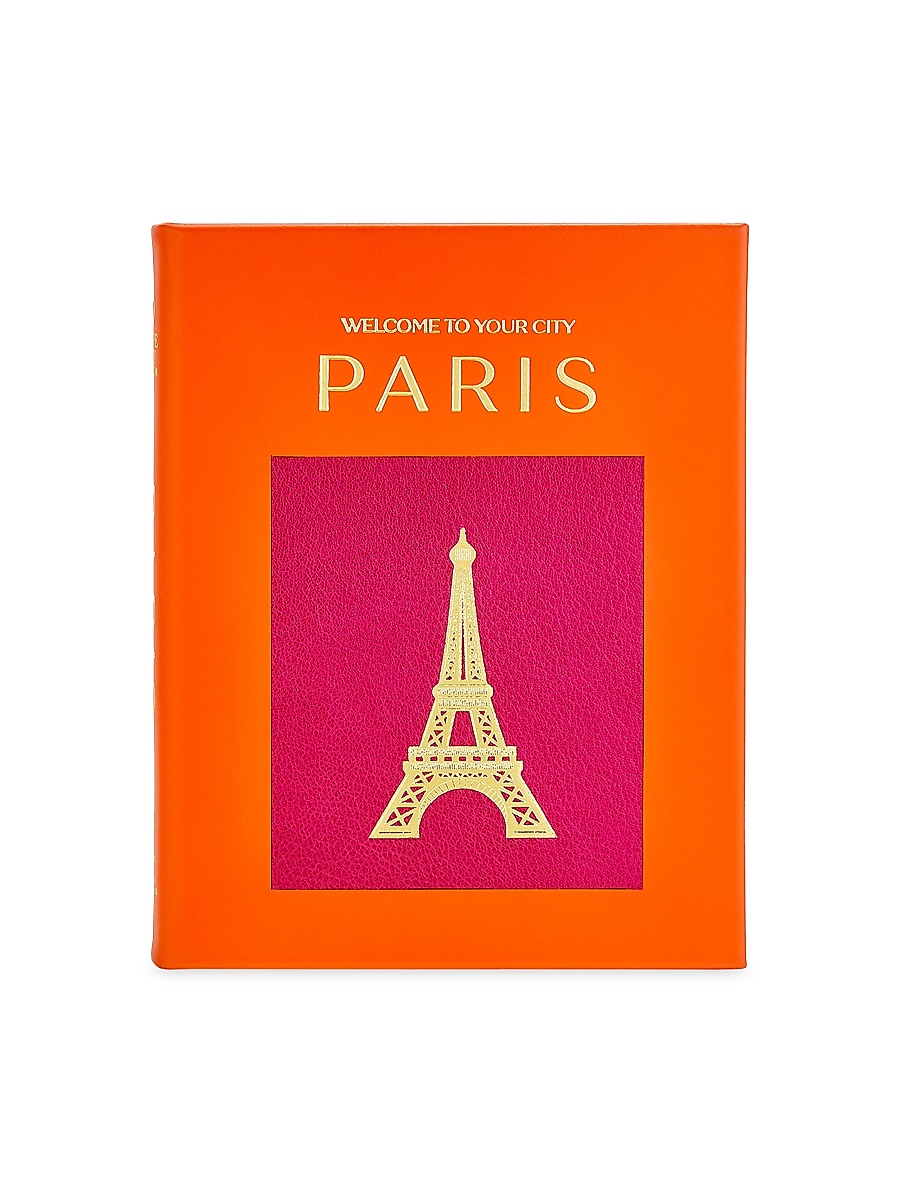 Trope Paris Leather Bound Book - Orange