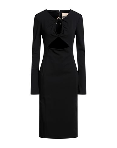 Aniye By Woman Midi dress Black Size 6 Polyester, Elastane