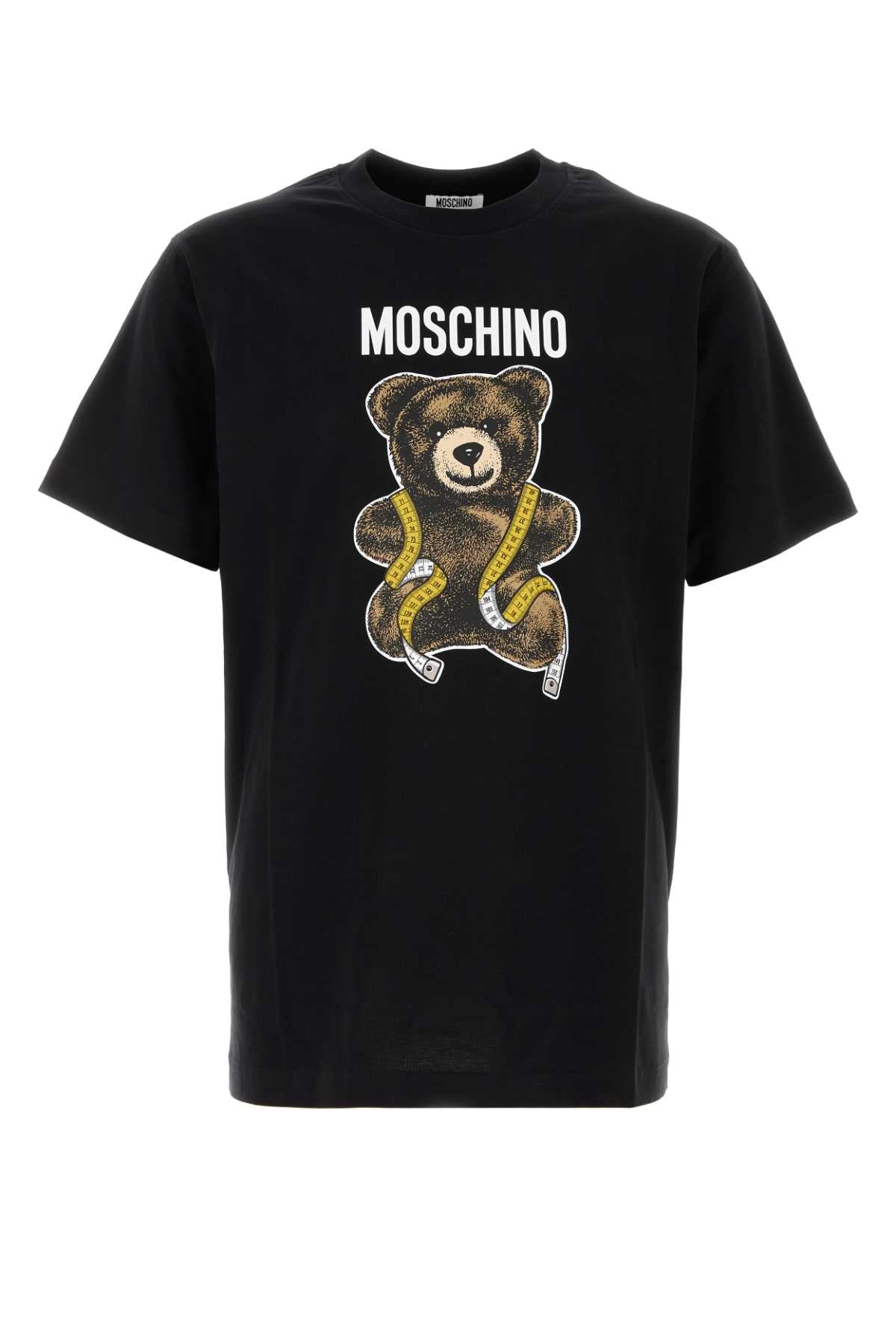 Logo-Graphic Cotton T-Shirt — Black