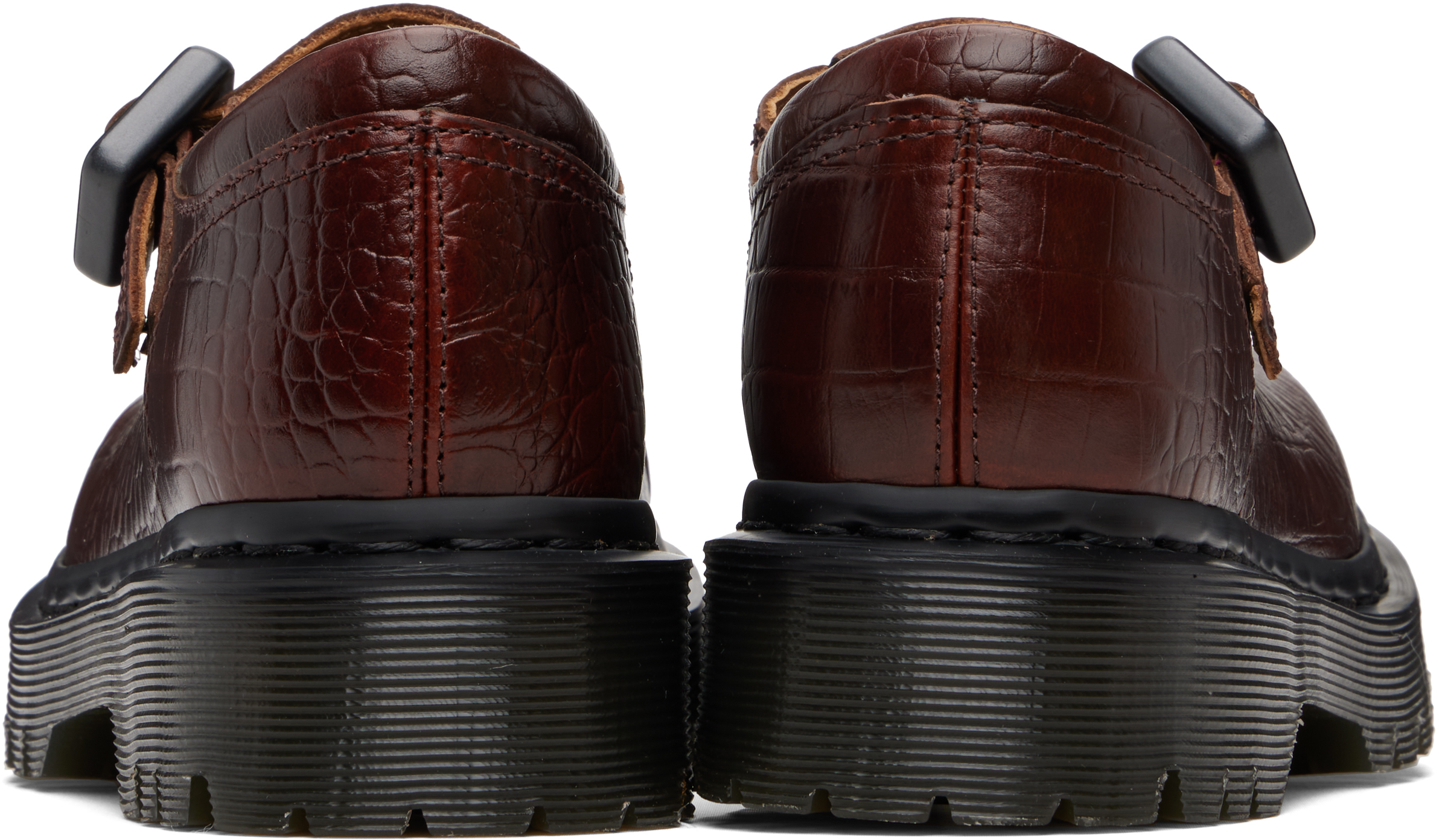 Burgundy Regina Mary Jane Loafers