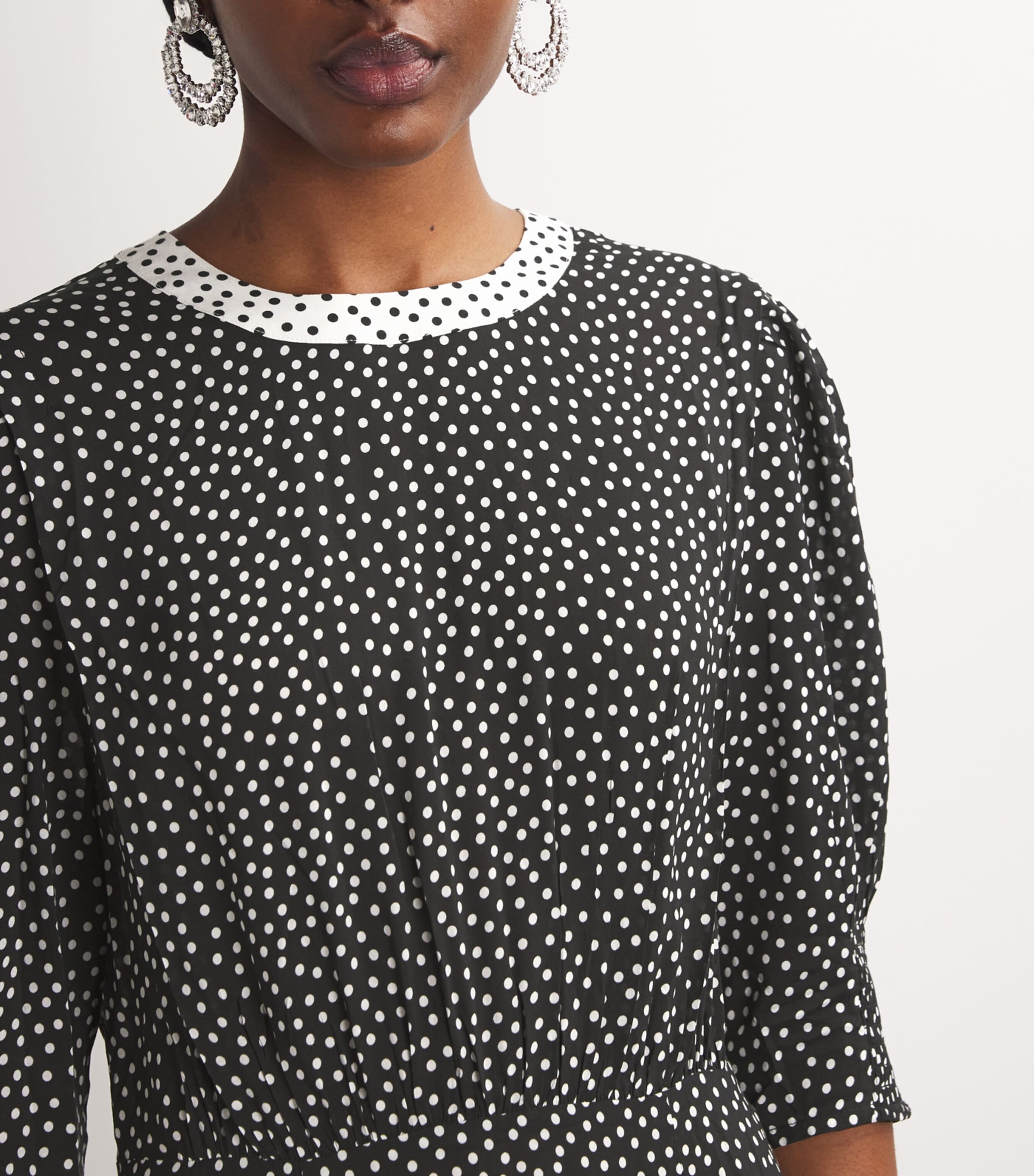 Printed Meg Midi Dress