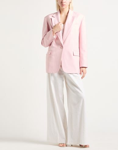 Woman Blazer Light pink Size 10 Viscose, Polyester, Elastane