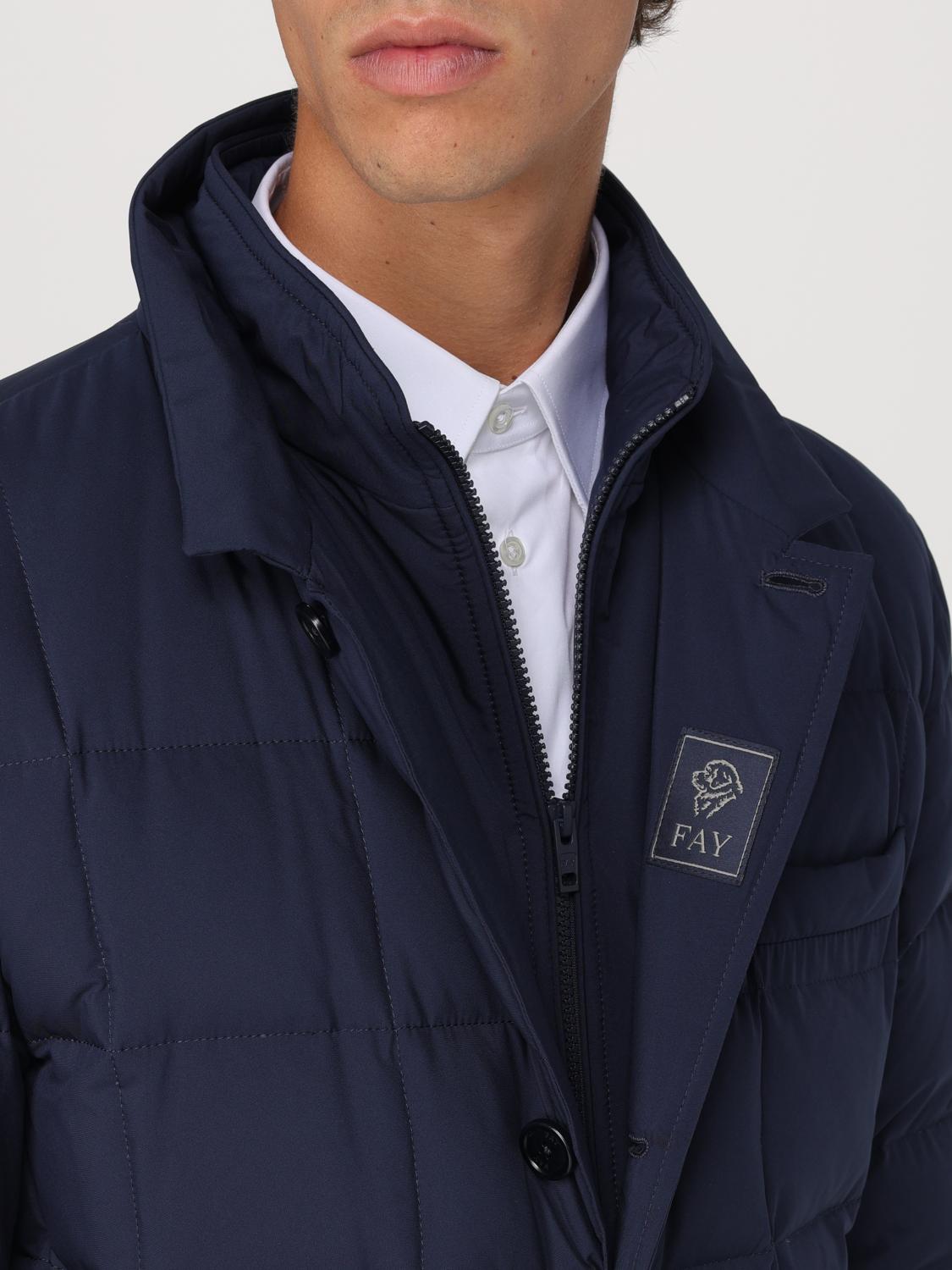 Double-front down jacket - Black