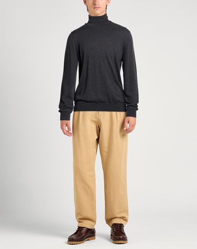 Man Turtleneck Grey Size 46 Virgin Wool