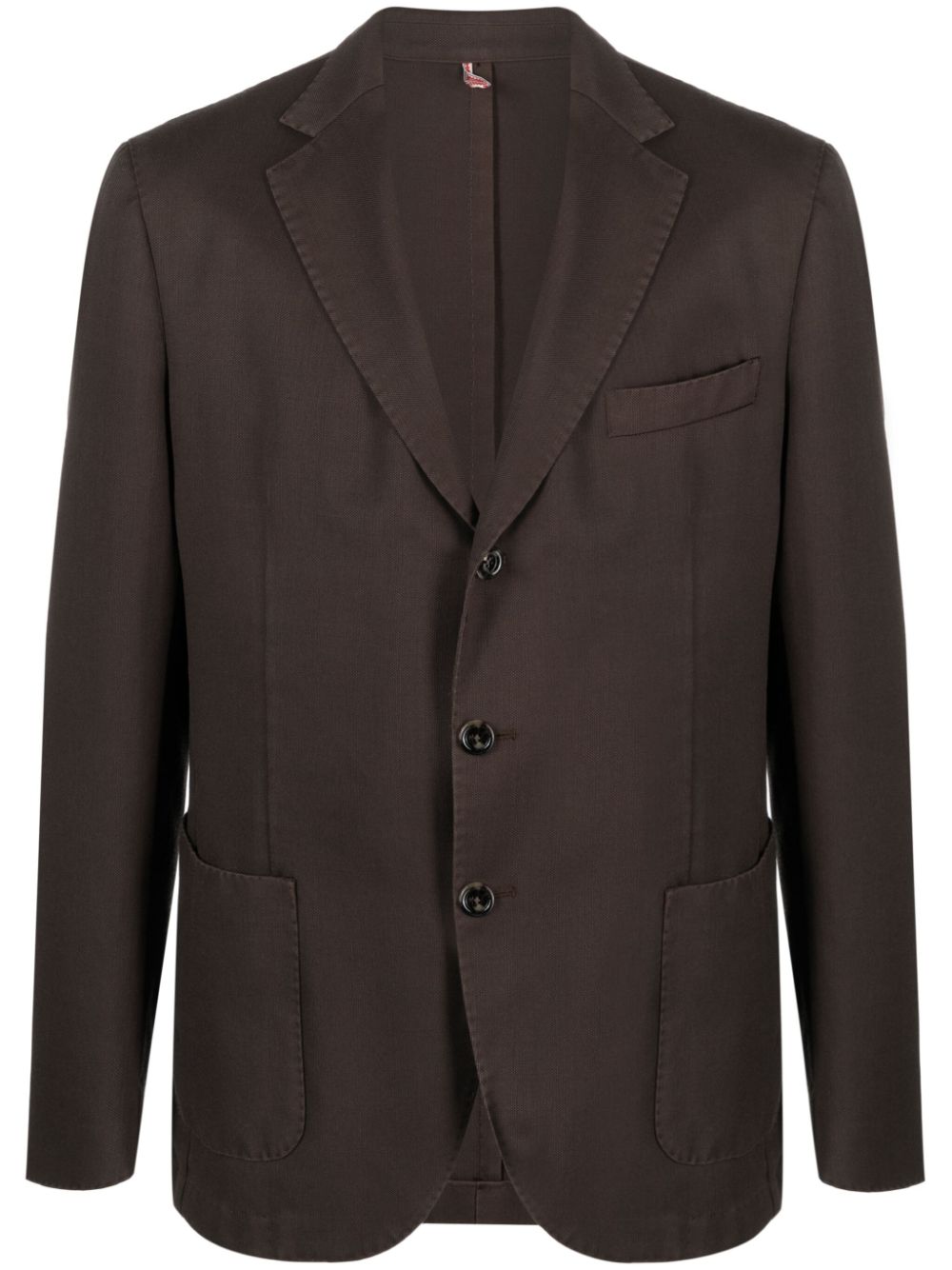 Vesuvio double-breasted blazer - Brown