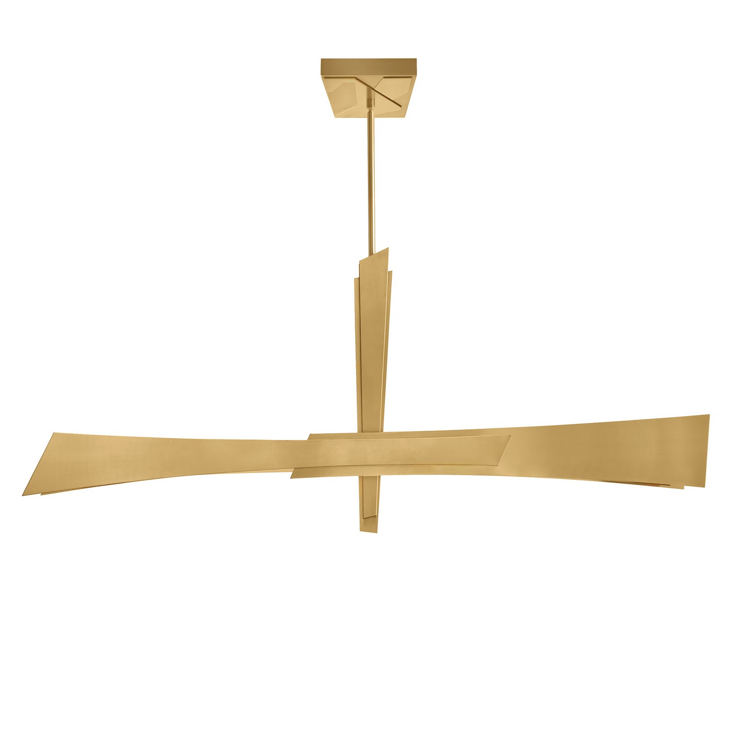 Brass LED Chandelier from the Solara Collection