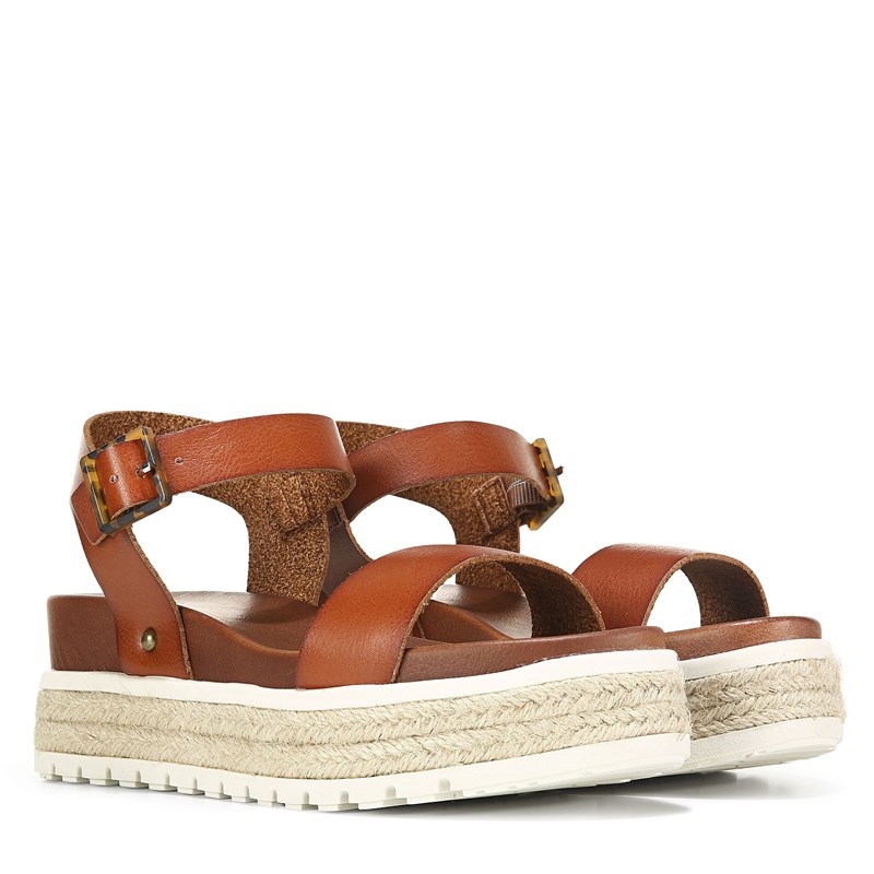 Women's Kiera Platform Sandals (Cognac)