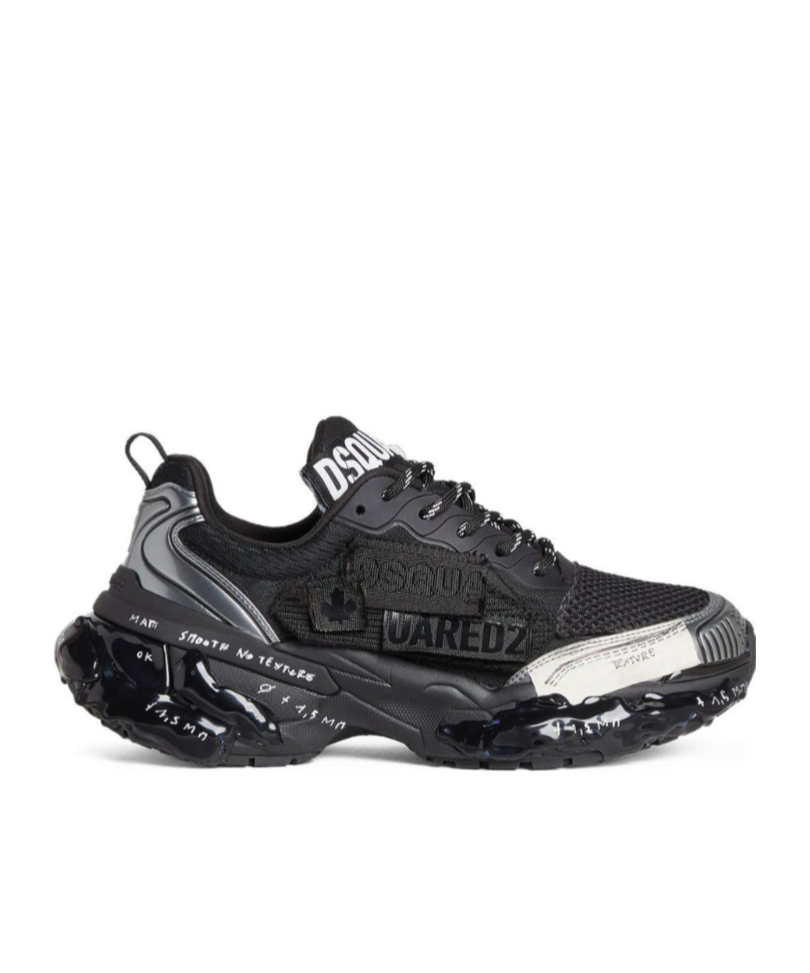 Logo-Patch Lace-Up Sneakers