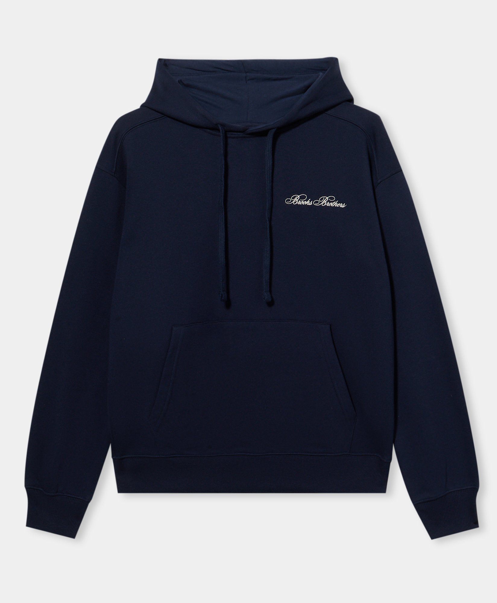 Cotton Hoodie With Embroidered Logo