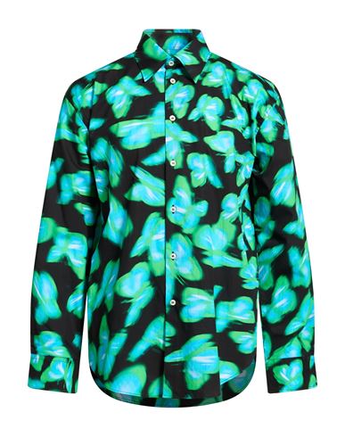 Man Shirt Black Size 16 Cotton