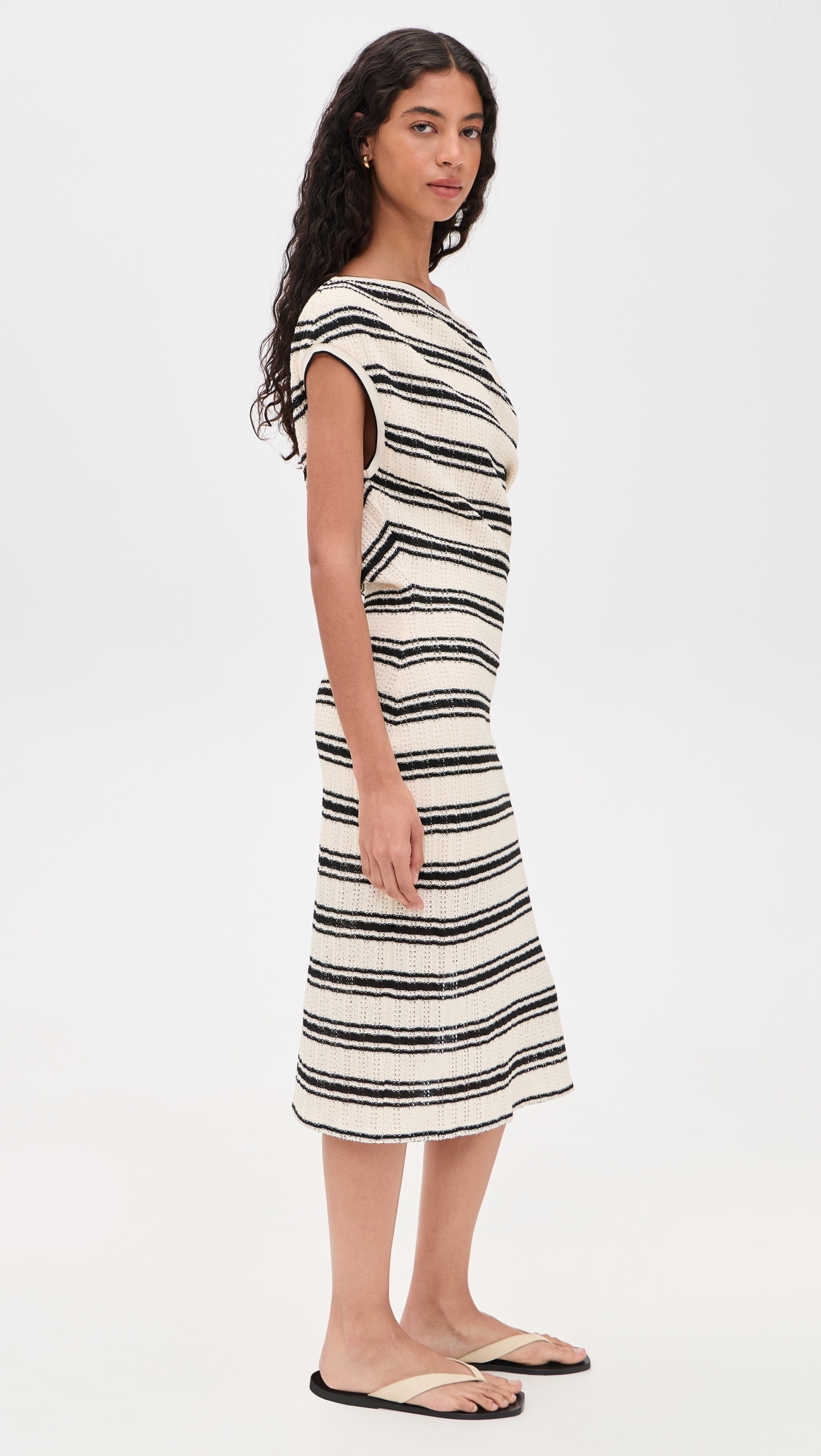 Stripe Chet Dress Black Stripe