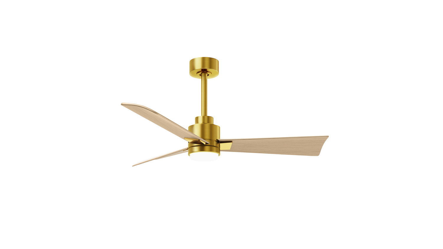 Brushed Brass 42" Ceiling Fan from the Alessandra - LK Collection