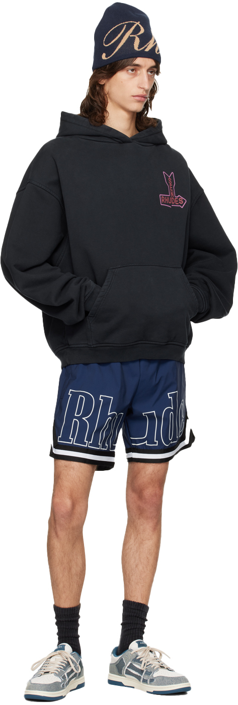 Rhude Black 'Send Rhudes' Hoodie