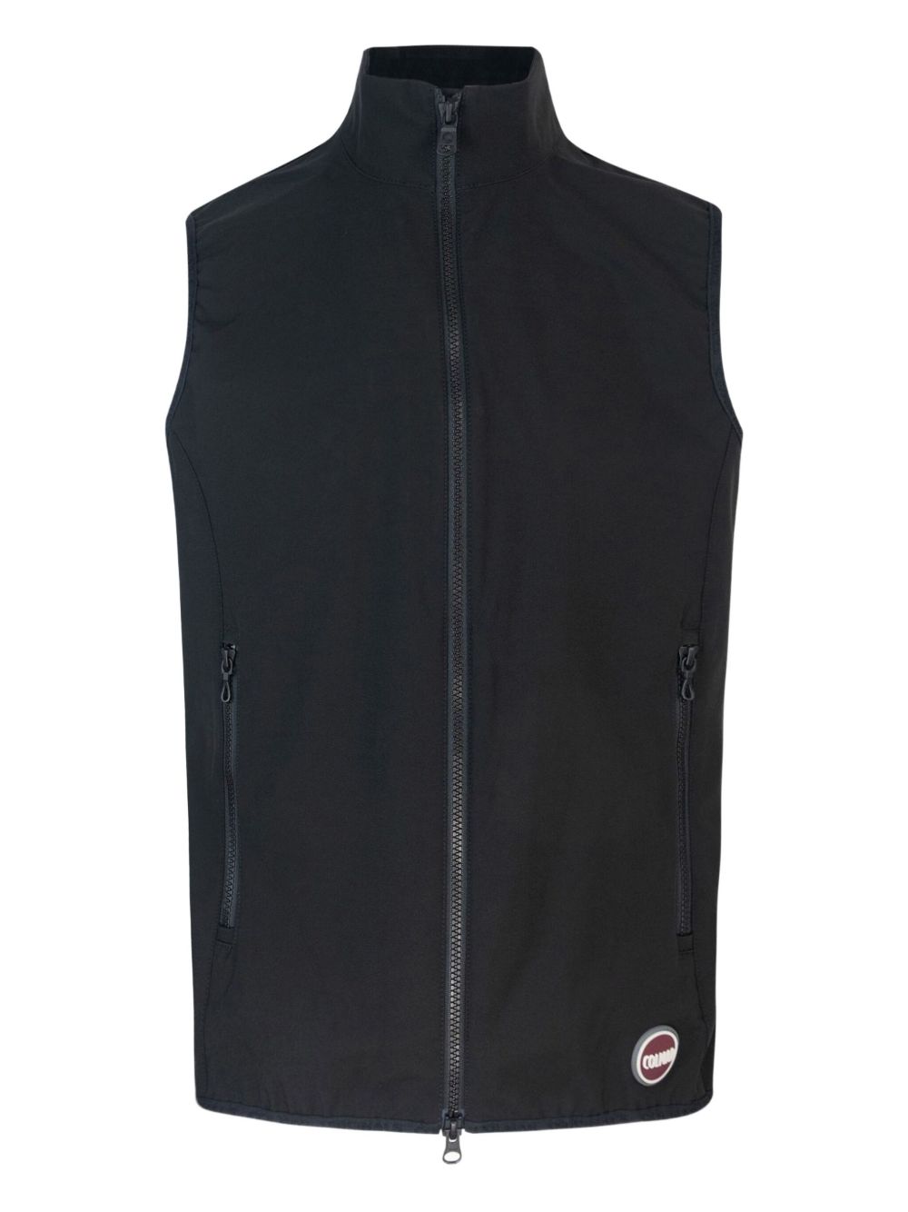 Logo-detail sleeveless gilet - Blue