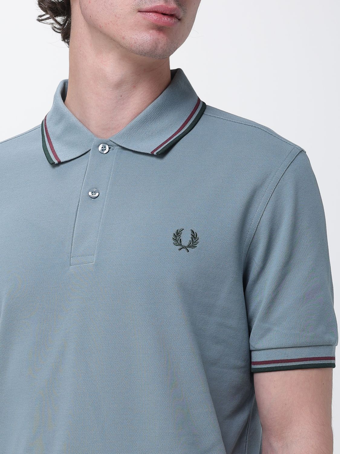 Polo Shirt Men color Sky