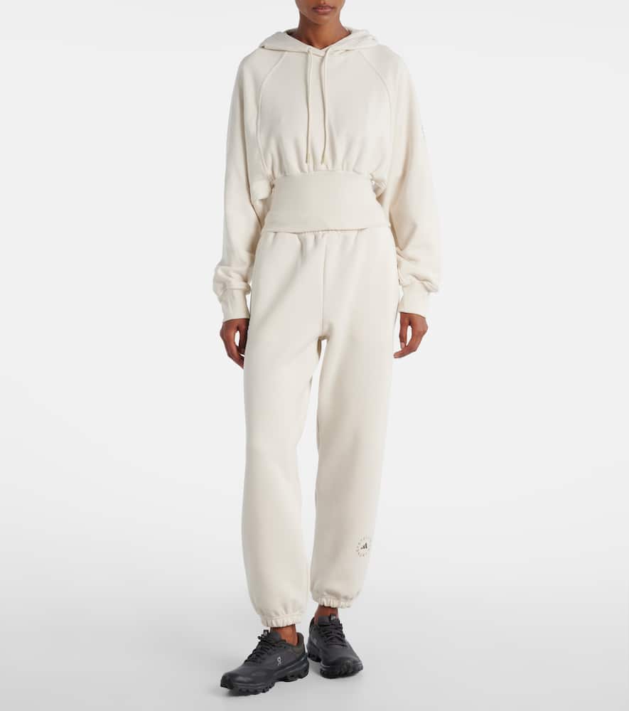 Logo cotton-blend fleece sweatpants
