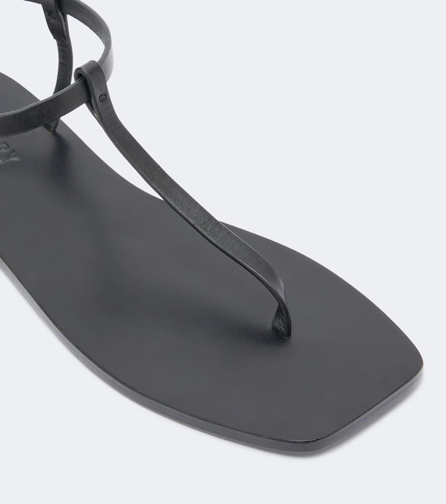 Clara leather thong sandals