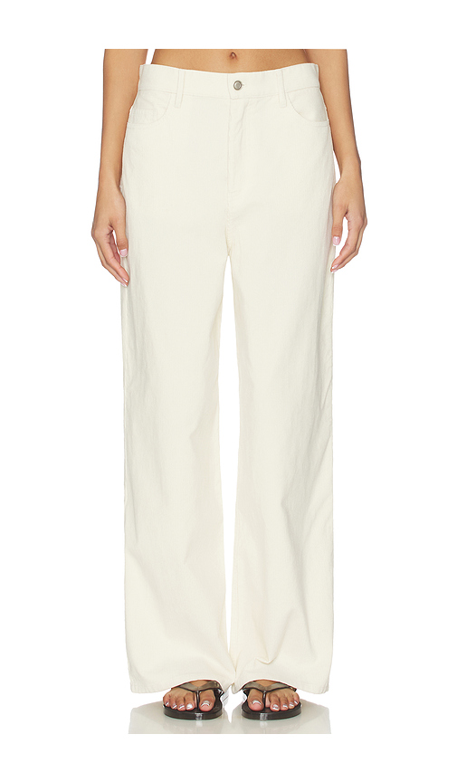 Rue Sophie Roy Cord Pant in Cannoli Cream. L also in M