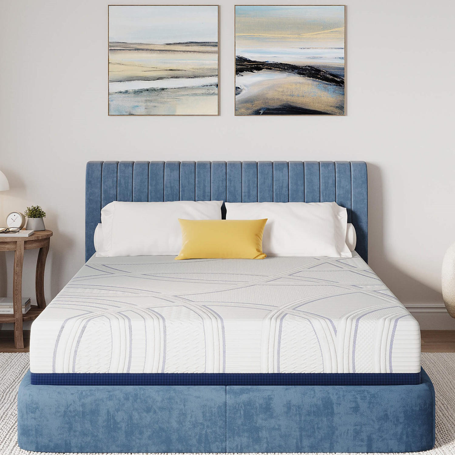 Serta SleepToGo 12 Inch Gel Memory Foam Luxury Queen Mattress:- Queen