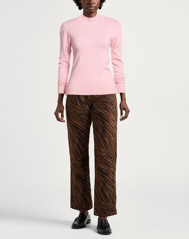 Woman Turtleneck Pink Size L/XL Viscose, Polyamide, Polyester
