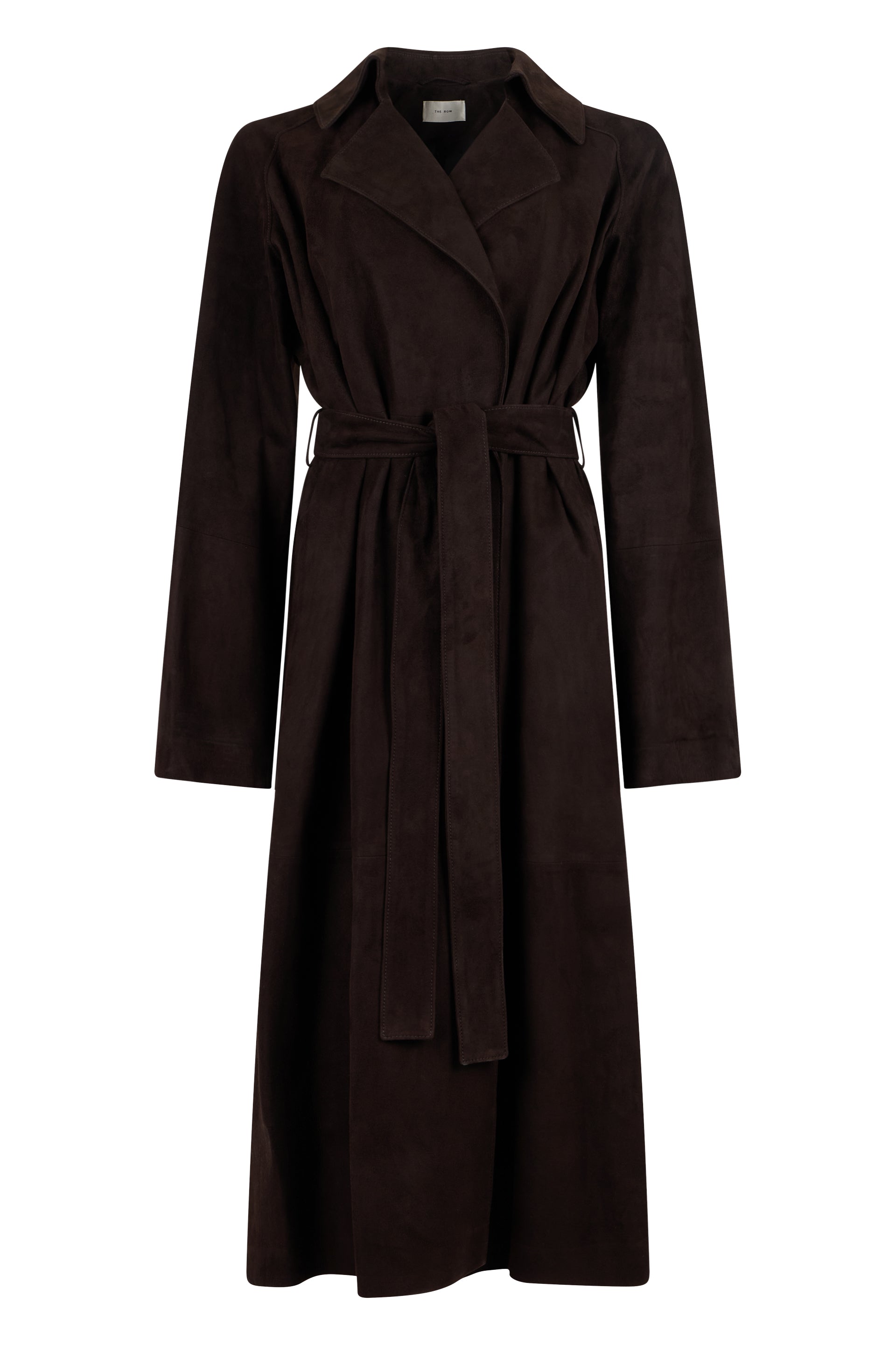 Solana Suede Trench Coat