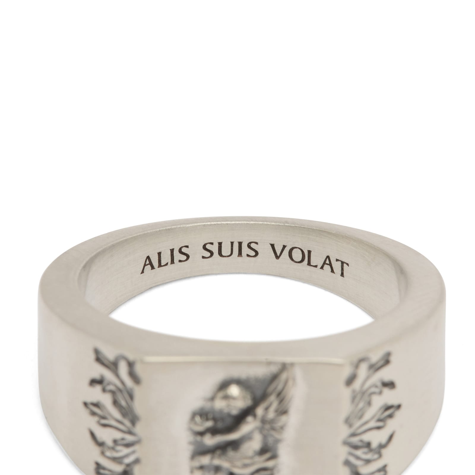 Men's Cherub Ring in Silver