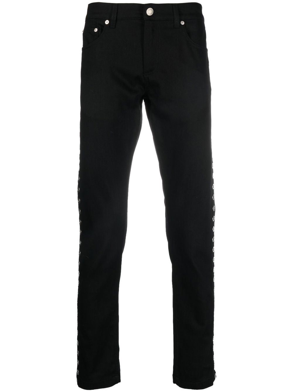 Mid-rise skinny jeans - Black