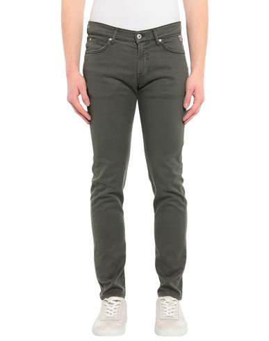 Roÿ Roger's Man Pants Military green Size 29 Cotton, Lyocell, Elastane