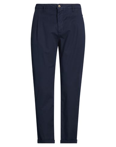 Man Pants Navy Size 30 Cotton, Linen, Elastane