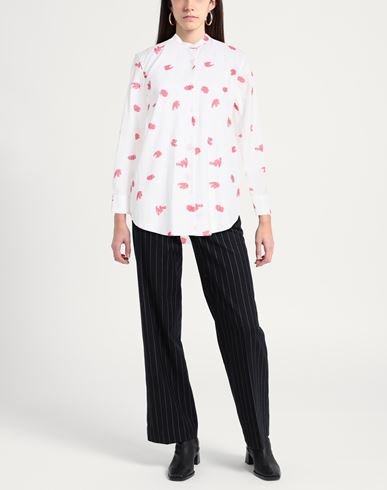 Woman Shirt White Size 10 Cotton