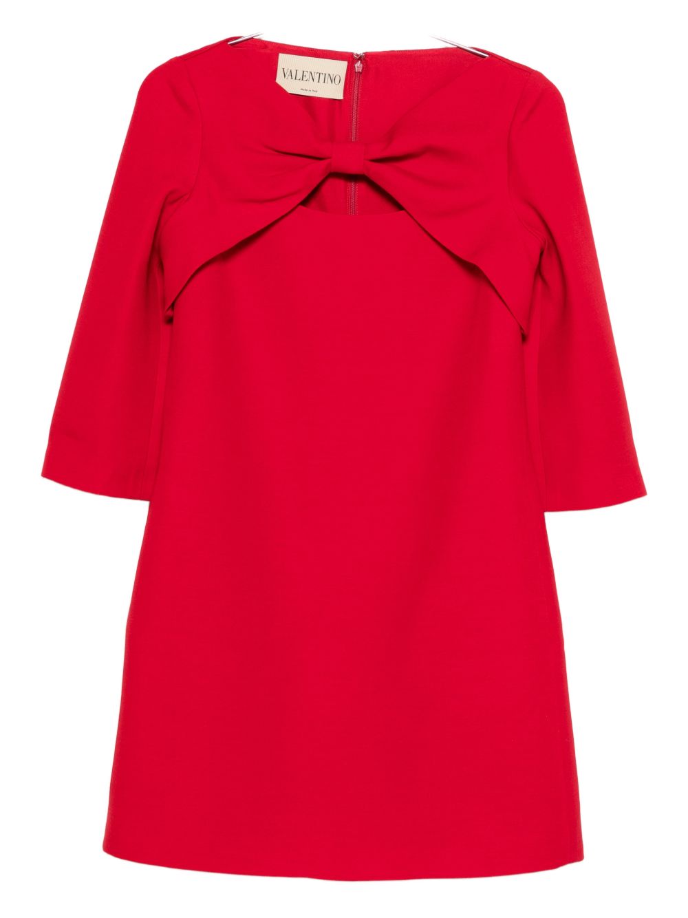 Wool and silk mini dress