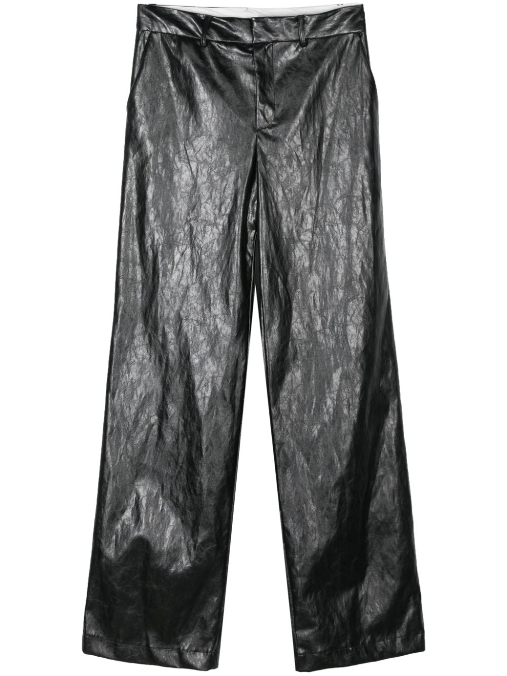 Straight-trousers - Black