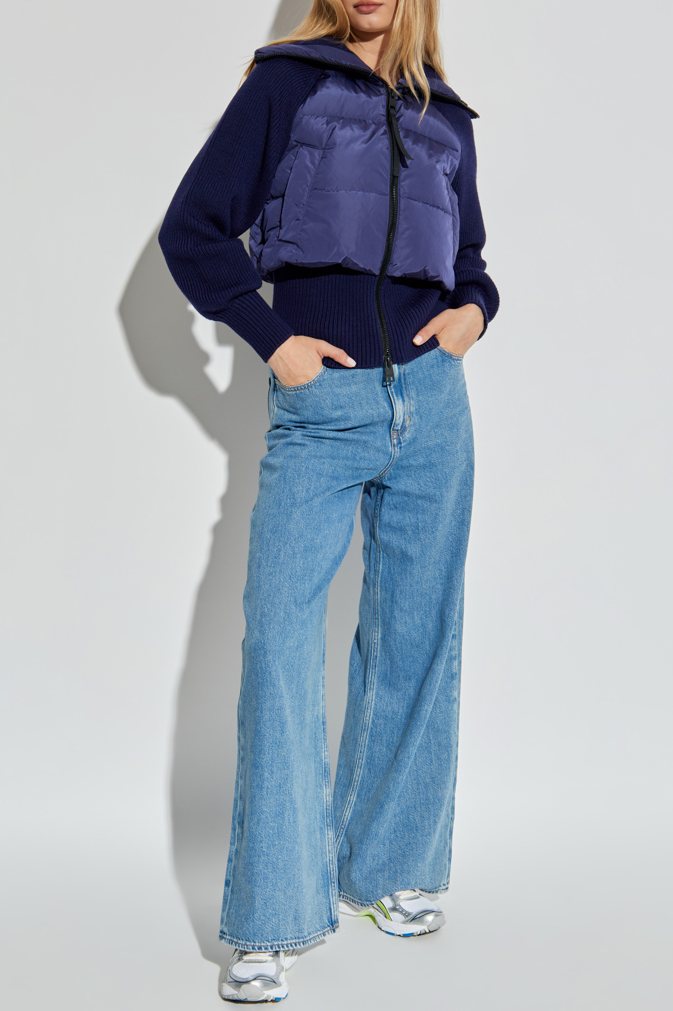 Wide-leg Jeans, Women's, Blue